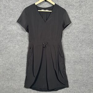 Rei Co-op Medium Dress Black Savanna Trails Hiking Outdoors Pockets Lightweight